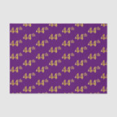 Lila, Imitate Gold 44. (44.) Event Seidenpapier (Vorderseite)