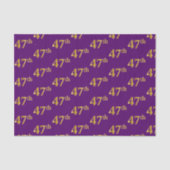 Lila, Imitate Gold 47. (siebenundvierzigste) Veran Seidenpapier (Vorderseite)