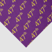 Lila, Imitate Gold 47. (siebenundvierzigste) Veran Seidenpapier (Ausschnitt)