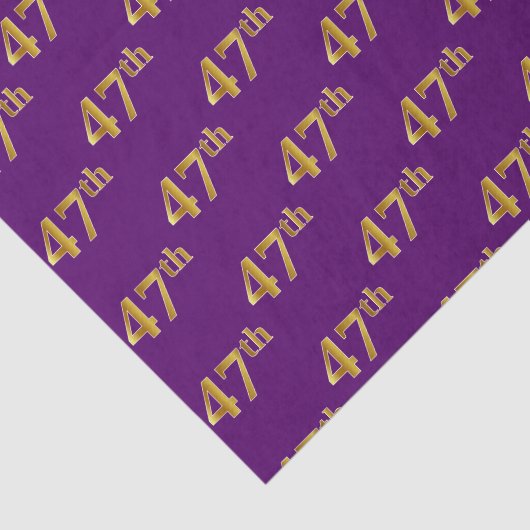 Lila, Imitate Gold 47. (siebenundvierzigste) Veran Seidenpapier (Ausschnitt)