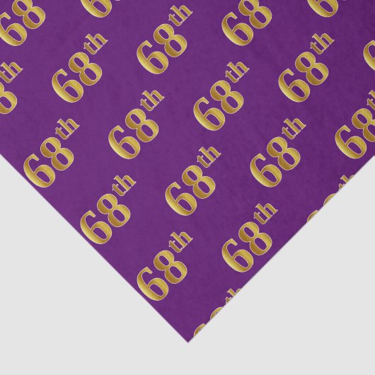 Lila, Imitate Gold 68. (Achtundsechzigste) Veranst Seidenpapier (Ausschnitt)