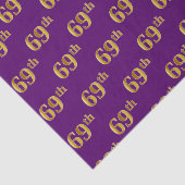 Lila, Imitate Gold 69. (neunundsechzigste) Veranst Seidenpapier (Ausschnitt)