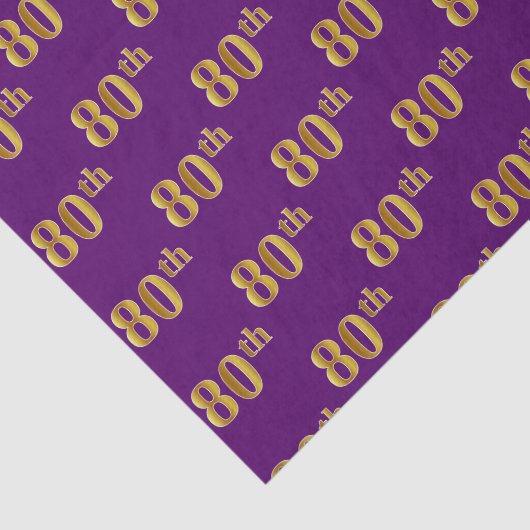 Lila, Imitate Gold 80. (Achtzigste) Veranstaltung Seidenpapier (Ausschnitt)