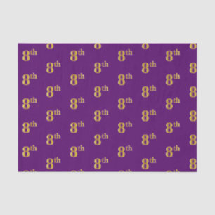 Lila, Imitate Gold 8. (Achte) Event Tissue Paper Seidenpapier