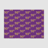 Lila, Imitate Gold 90. (Neunzigste) Veranstaltung Seidenpapier (Vorderseite)