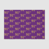 Lila, Imitate Gold 91. (Neunzigste) Veranstaltung Seidenpapier (Vorderseite)