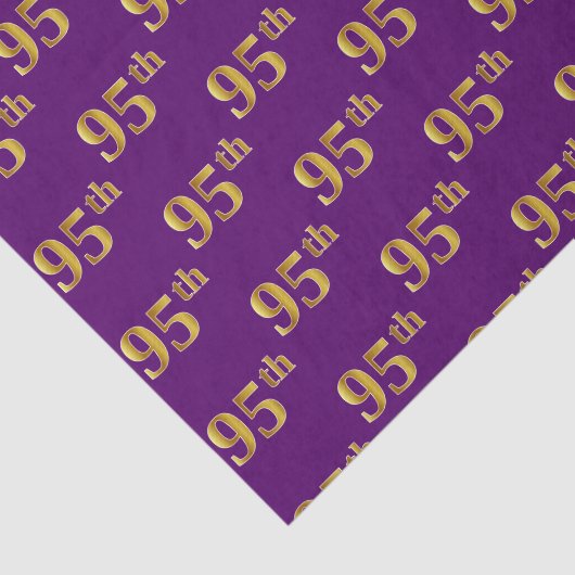 Lila, Imitate Gold 95. (fünfundneunzigste) Veranst Seidenpapier (Ausschnitt)
