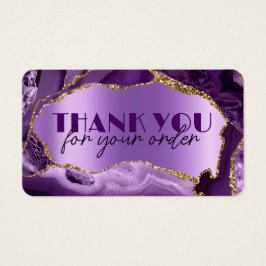 Lila Imitate-Rabattkarte