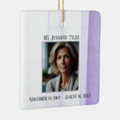 Lila in der Gedenkfeier für die Erinnerung Keramikornament (Rechts)