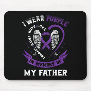 Lila in Erinnerung an Pankreaskarzinom des Vaters Mousepad