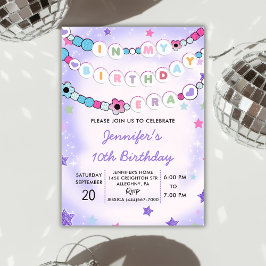 Lila in meinem Geburtszeitalter Freundschaftsbrace Einladung