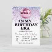 Lila in meiner Geburtsstunde Einladung (Stehend Vorderseite)