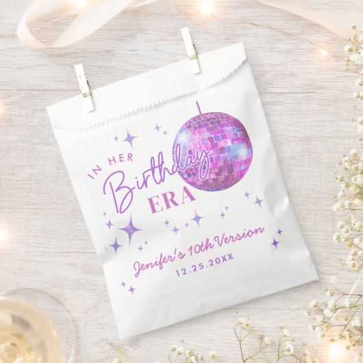 Lila in meiner Geburtsstunde Geschenktütchen (Ausgeschnitten)