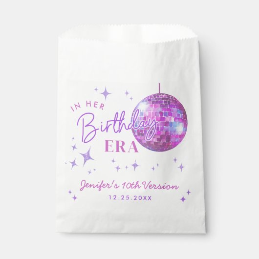 Lila in meiner Geburtsstunde Geschenktütchen (Vorderseite)