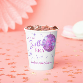 Lila in meiner Geburtsstunde Pappbecher