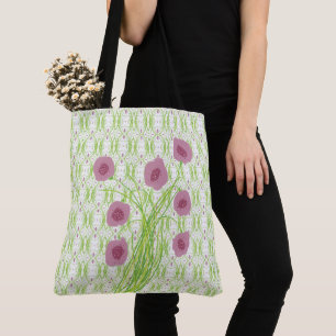Lila in Plum geflochten Tasche
