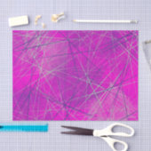 Lila in rosa Netzwerklinien Abstrakt Seidenpapier (Handwerk)