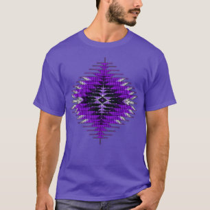 Lila Indianeramerikanisches SüdwestenStyle Sunburs T-Shirt