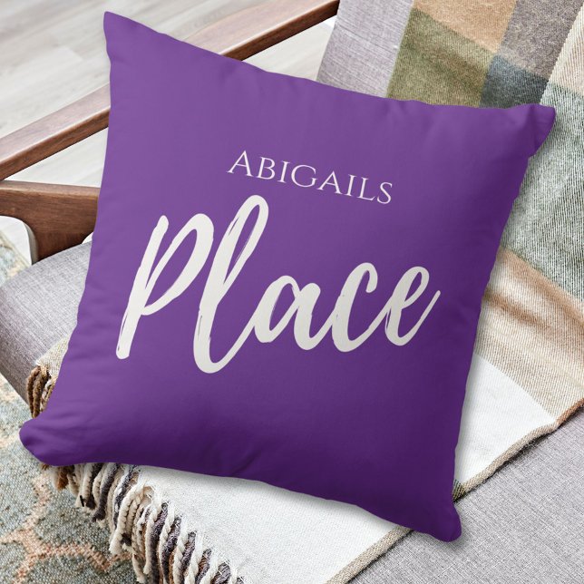 Lila Individuelle Name Kissen (Von Creator hochgeladen)