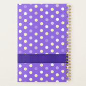 Lila individuelle Name Planer (Rückseite)