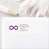 Lila Infinity-Symbol (Insitu)