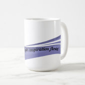 Lila Inspiration Tasse (VorderseiteRechts)