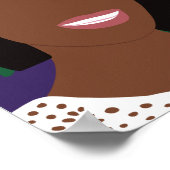 Lila InspirationsBehalt Behalte wachsen Poster (Ecke)