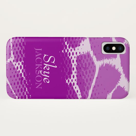 Lila iPhone-Case Case-Mate iPhone Hülle (Rückseite (Horizontal))