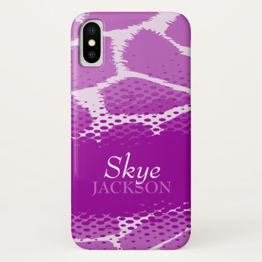 Lila iPhone-Case Case-Mate iPhone Hülle (Rückseite)