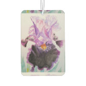 Lila Ir ist floralfarbenes Wassersportzentrum Autolufterfrischer (Rückseite)