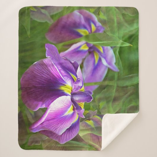 Lila Ire in Motion Sherpadecke (Vorderseite)