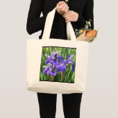 Lila Ire Tote Bag Jumbo Stoffbeutel (Vorderseite (Produkt))