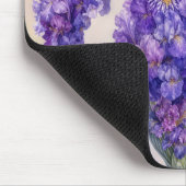 Lila Iris aus vielen Teilen Mousepad (Ecke)
