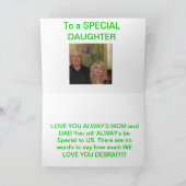 LILA IRIS BIRTHDAY Card Karte (Innenseite)