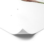 Lila Iris Blume Art Print Poster (Ecke)