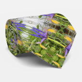 Lila Iris Blume Außenbereich Garten Natur Foto Krawatte (Gerollt)