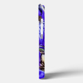 Lila Iris-Blume Case-Mate iPhone Hülle (Rückseite / Links)