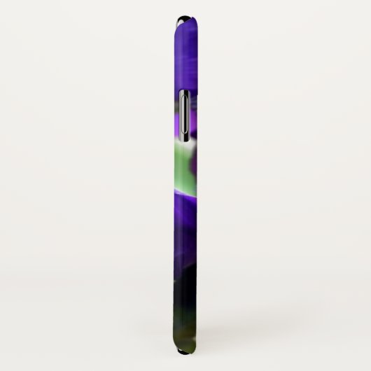 Lila Iris-Blume Case-Mate iPhone Hülle (Hinten/Rechts)