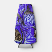 Lila Iris-Blume Flaschenkühler (Vorderseite)