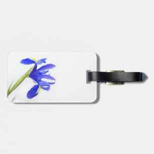 Lila Iris-Blume Gepäckanhänger