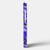 Lila Iris-Blume / geslandet / gekocht / Case-Mate iPhone Hülle (Rückseite / Links)