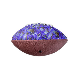 Lila Iris-Blume / geslandet / gekocht / Football