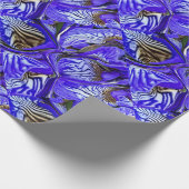 Lila Iris-Blume / geslandet / gekocht / Geschenkpapier (Ecke)