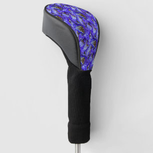 Lila Iris-Blume / geslandet / gekocht / Golf Headcover