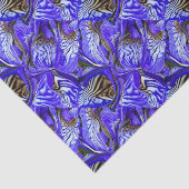 Lila Iris-Blume / geslandet / gekocht / Seidenpapier (Ausschnitt)