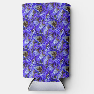 Lila Iris-Blume / geslandet / gekocht / Selters Dosenkühler