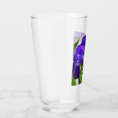 Lila Iris-Blume Glas (Rechts)