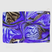 Lila Iris-Blume Golfhandtuch (Horizontal)