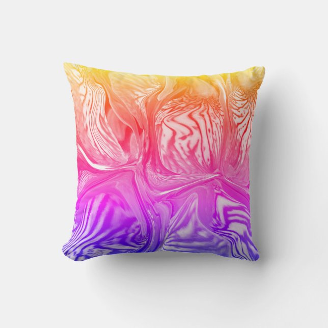 Lila Iris Blume / Ipanema / Kissen (Vorderseite)