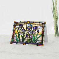 Lila Iris-Blume